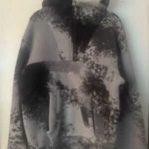 Nike Blue and Black Fleece Pullover